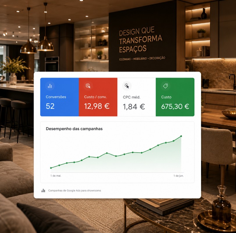 Exemplo de resultados de campanhas digitais em Portugal